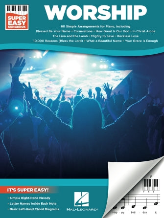 WORSHIP – SUPER EASY SONGBOOK HL00294871