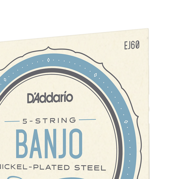 D'Addario EJ60 5 String Banjo 09-20 Regular Light Set