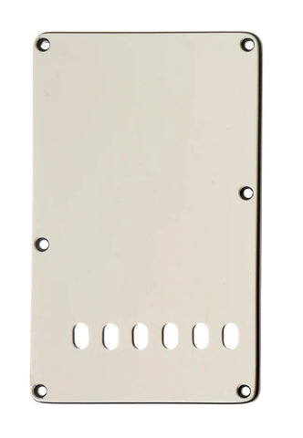 Allparts PG-0556-035 TREMOLO SPRING COVER BACKPLATE White 3 Ply