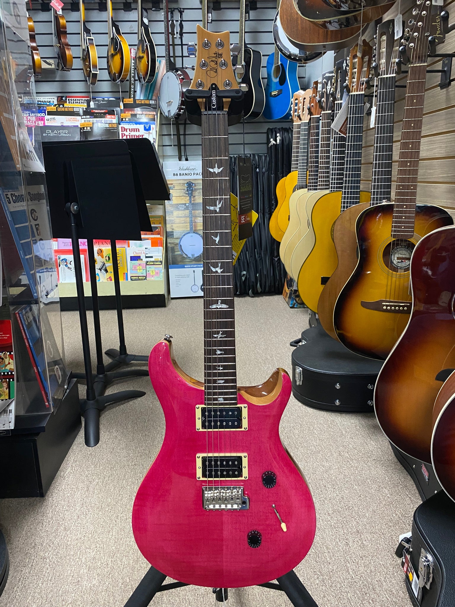 PRS SE CUSTOM 24 Bonni Pink – Pop's Music