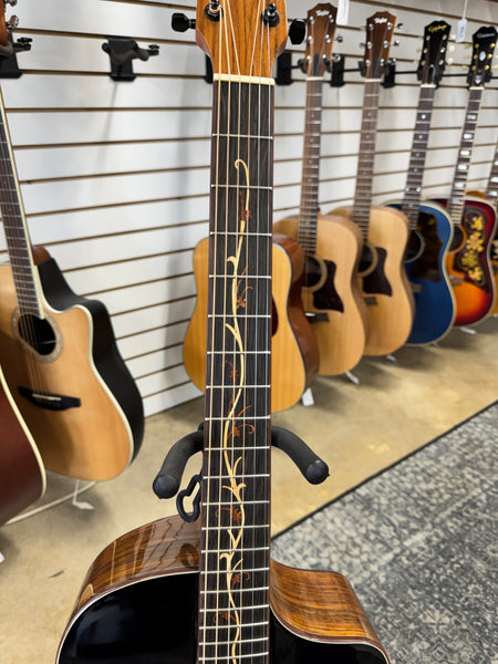 Washburn BTS9VCECH Acoustic Electric Guitar - Charcoal Burst
