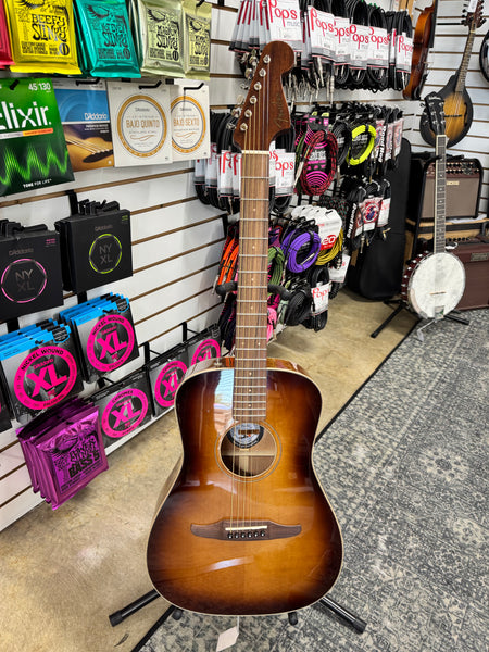 Fender California Traditional Series Malibu Classic - Aged Cognac Burst
