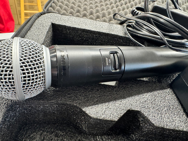 Shure GLXD24+/SM58 Hand Held Wireless Microphone - Z3 Band - Black - Used