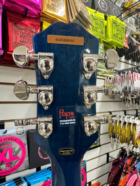 Epiphone Les Paul Special Double Cut Figured - Ocean Water