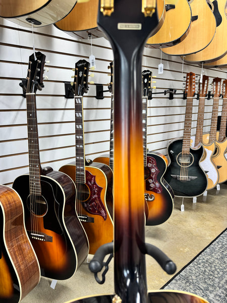 Epiphone J-200 Acoustic Electric Guitar - Aged Vintage Sunburst Gloss