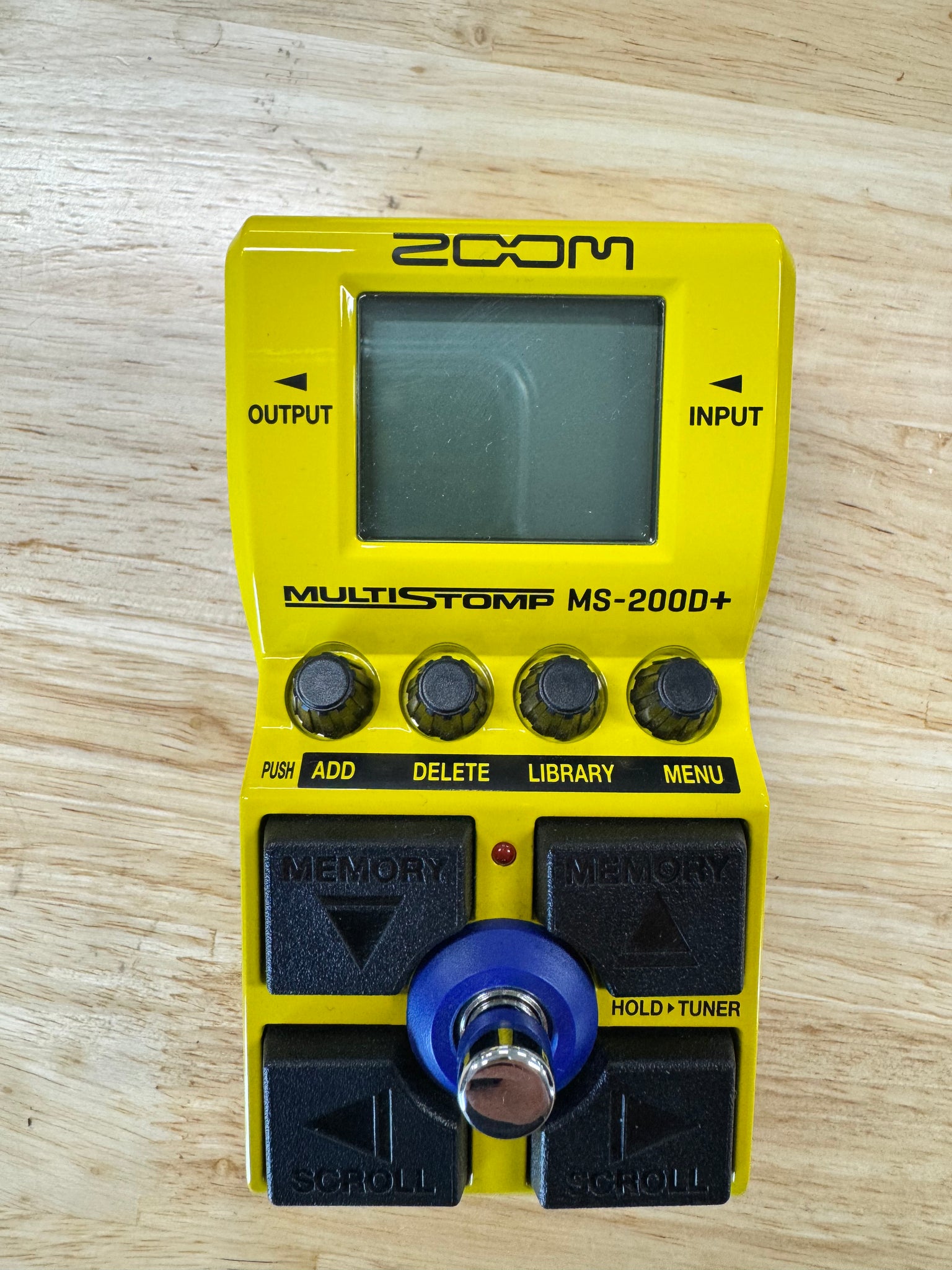 Zoom MS-200D+ MultiStomp - Yellow - Used
