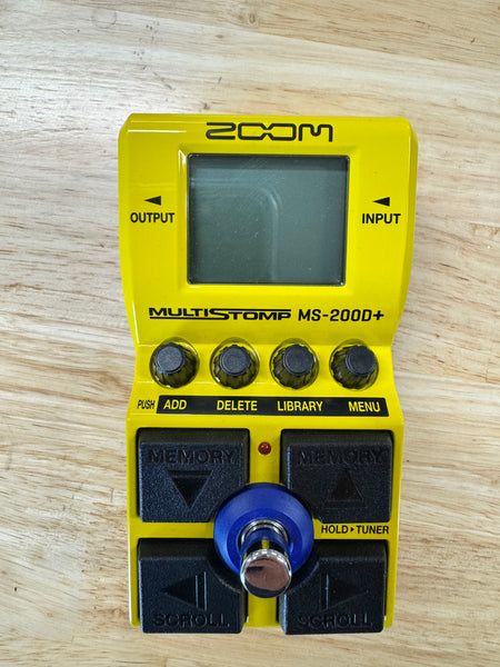 Zoom MS-200D+ MultiStomp - Yellow - Used