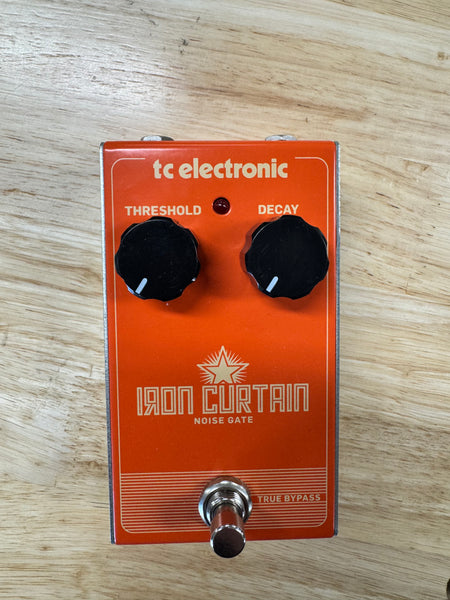 TC Electronic Iron Curtain Noise Gate - Orange - Used