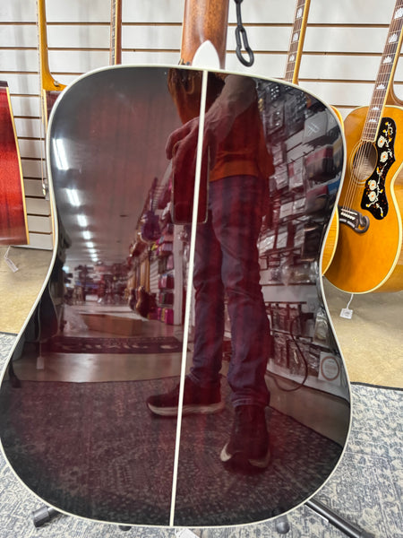 D'Angelico Premier Lexington Dreadnought - Trans Black Cherry Burst - B Stock