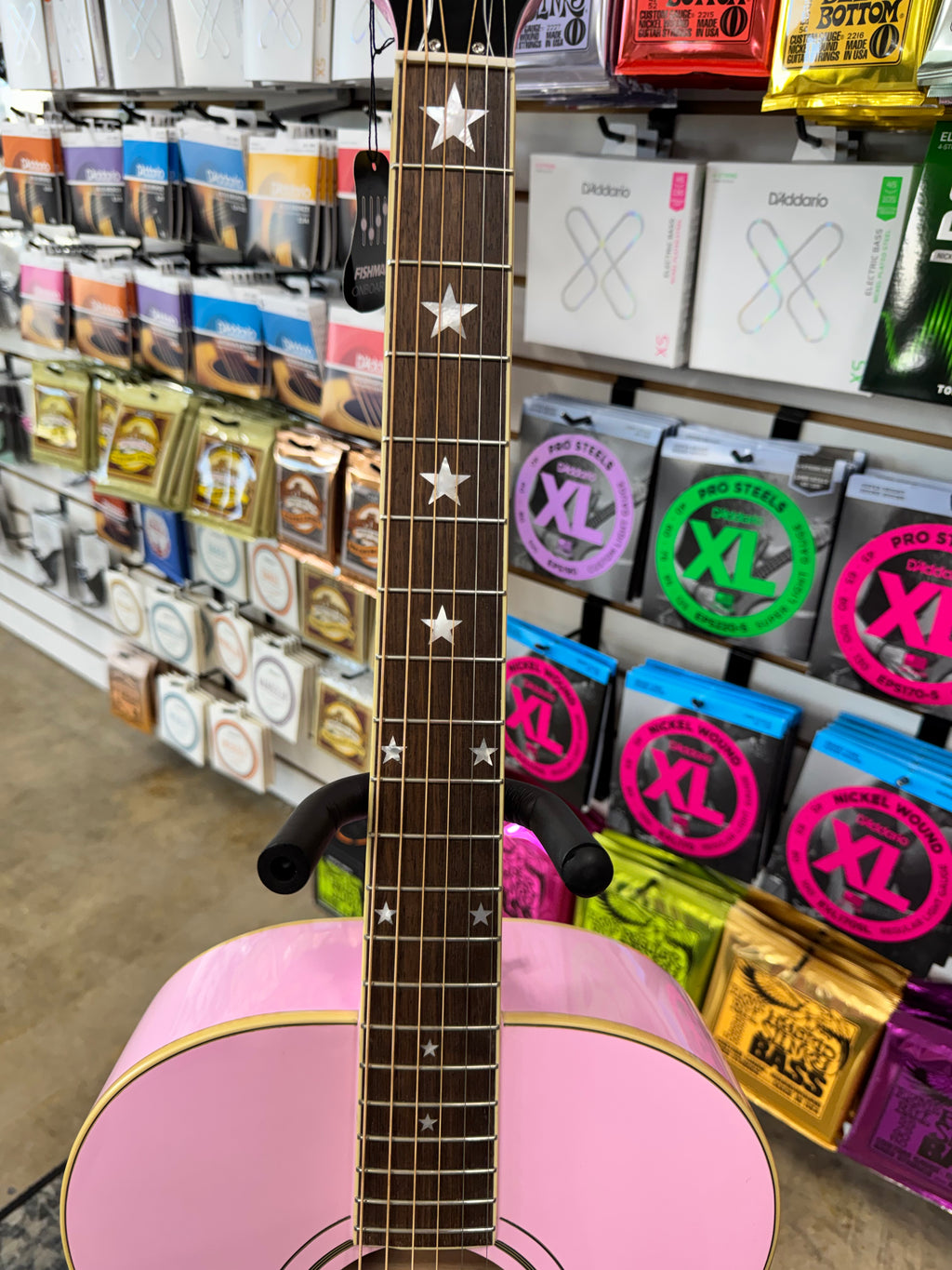 Epiphone J-180 LS - Pink