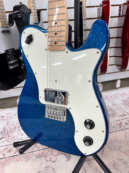 Squier Paranormal Esquire Deluxe - Blue Sparkle