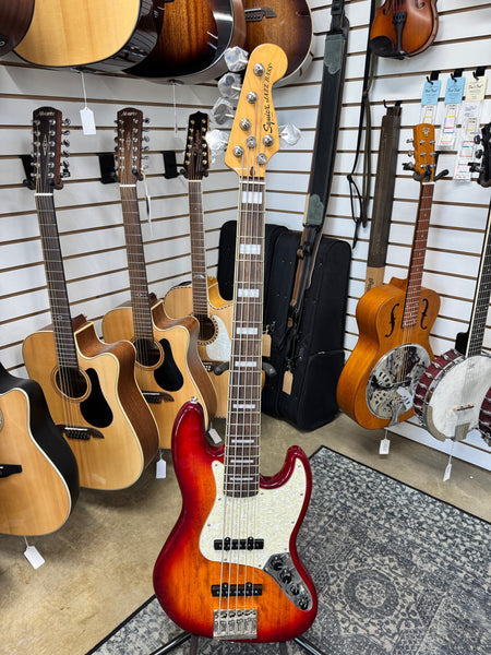 Squier Classic Vibe Active '70s Jazz Bass V - Sienna Sunburst