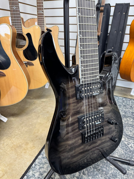 Jackson JS Series JS22-7 DKA QM - Transparent Black