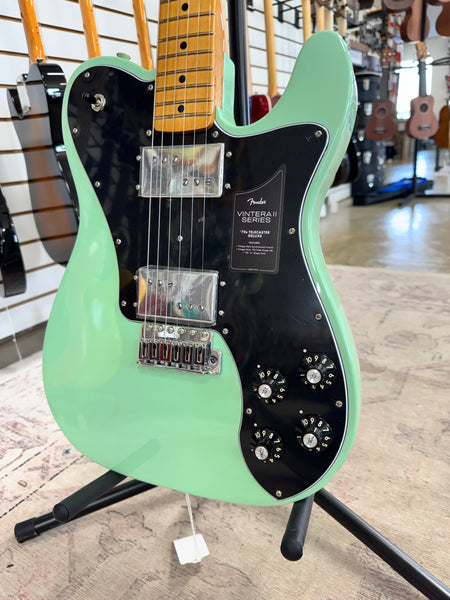 Fender Vintera II '70s Telecaster Deluxe with Tremolo, Maple Fretboard - Surf Green