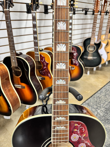 Epiphone J-200 Acoustic Electric Guitar - Aged Vintage Sunburst Gloss