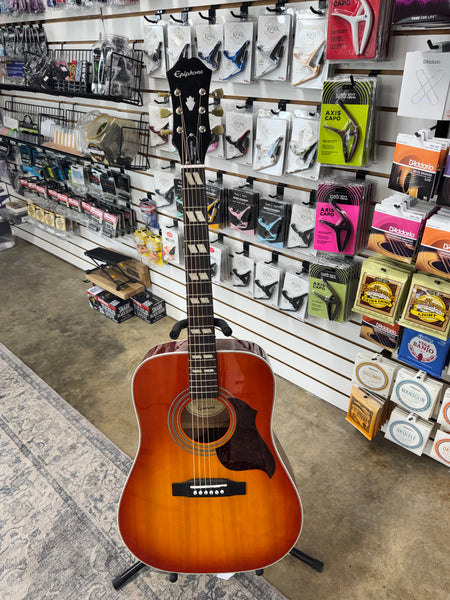 Epiphone Hummingbird Artist - Faded Cherry