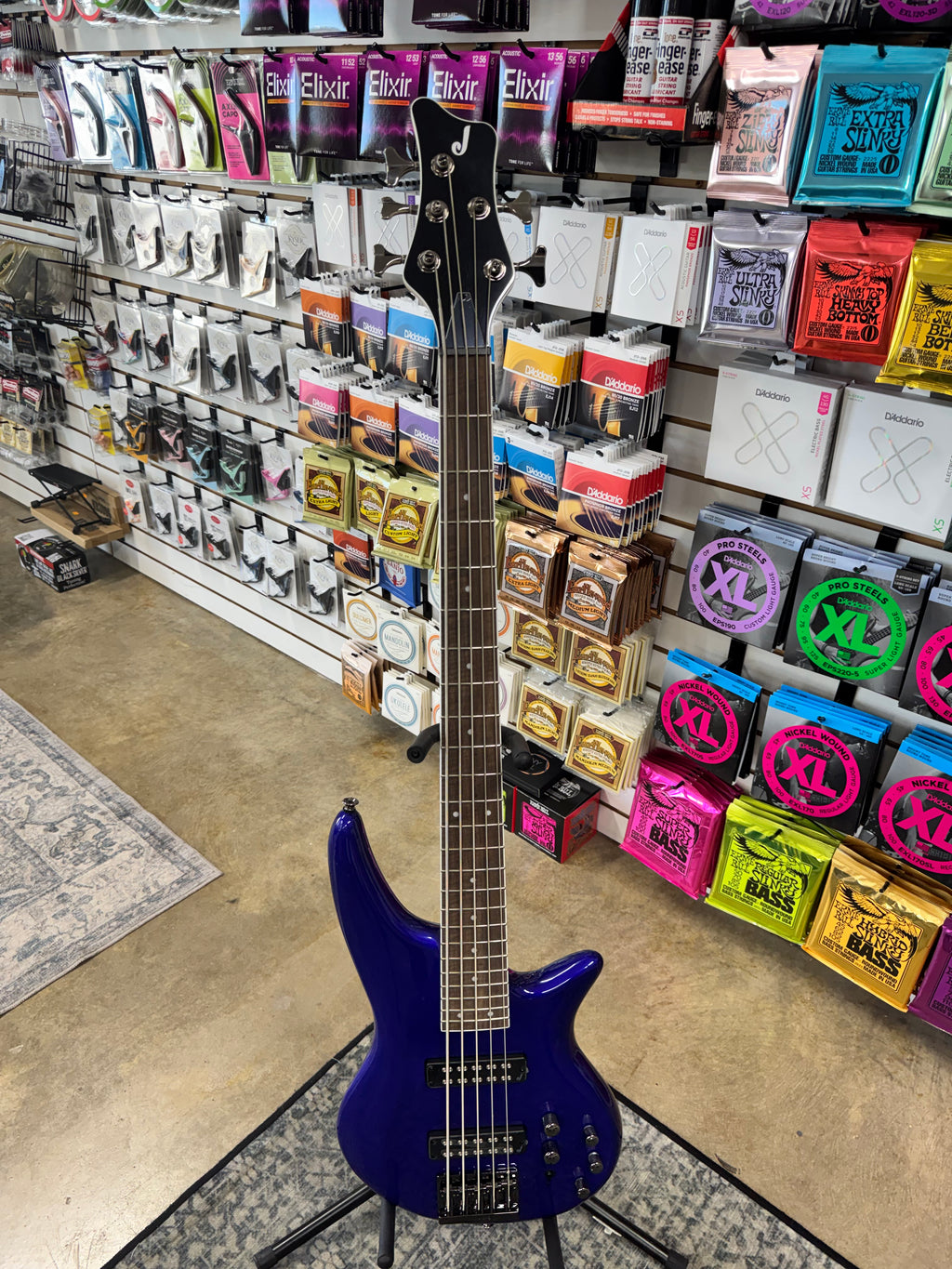 Jackson JS Series JS3V 5-String Spectra Bass - Indigo Blue