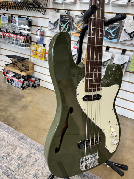 Squier Paranormal Precision Bass Thinline SJ - Olive