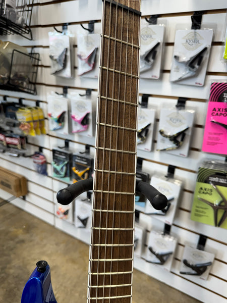 Jackson X Series Soloist SLAT7 7 String Fan Fret Electric Guitar - Metallic Blue