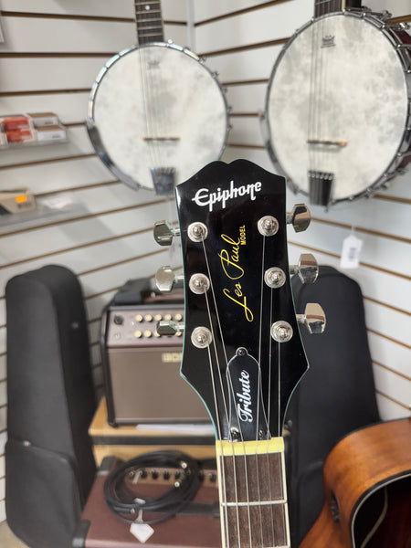 Epiphone Les Paul Tribute Electric Guitar - Aqua