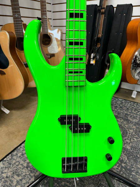 Dean Custom Zone 4-String Bass - Nuclear Green