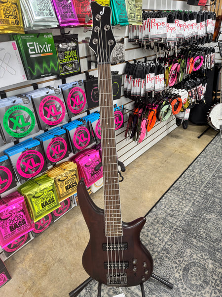 Jackson JS Series JS3V 5-String Spectra Bass - Walnut Satin