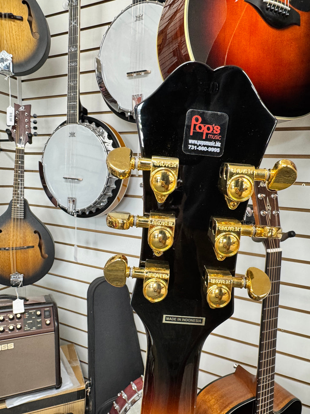 Epiphone J-200 EC Studio - Vintage Sunburst
