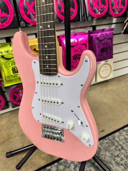 Squier Mini Strat - Shell Pink