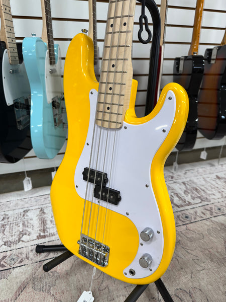 Squier Limited Edition Sonic Precision Bass - Graffiti Yellow