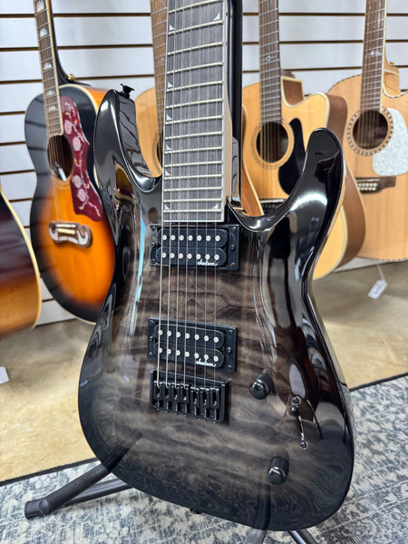 Jackson JS Series JS22-7 DKA QM - Transparent Black