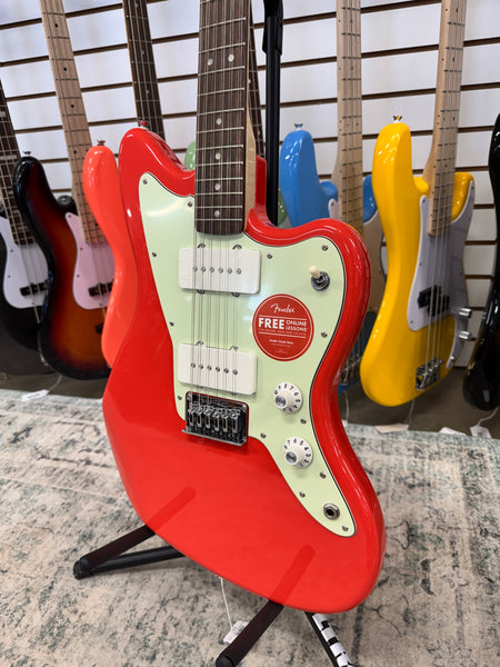 Squier Limited Edition Paranormal Jazzmaster XII - Fiesta Red