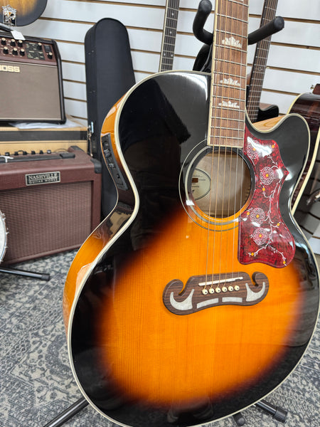 Epiphone J-200 EC Studio - Vintage Sunburst