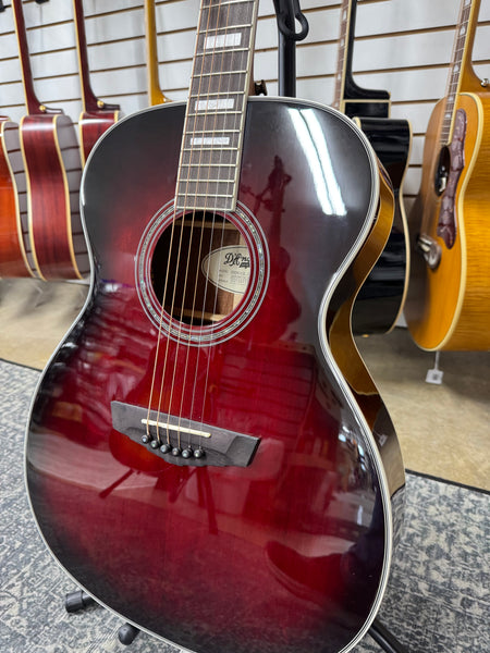 D'Angelico Premier Tammany with Electronics - Trans Black Cherry Burst - B Stock