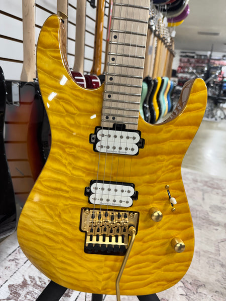 Charvel Pro-Mod DK24 HH FR - Dark Amber