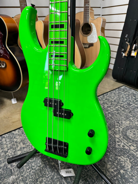 Dean Custom Zone 4-String Bass - Nuclear Green