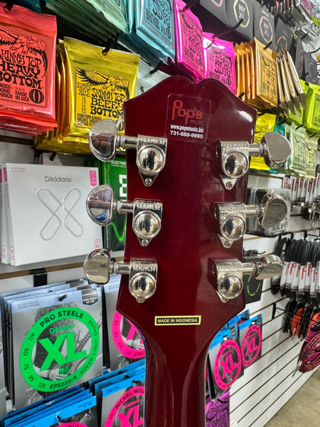 Epiphone Hummingbird Studio EC Limited Edition - Wine Red