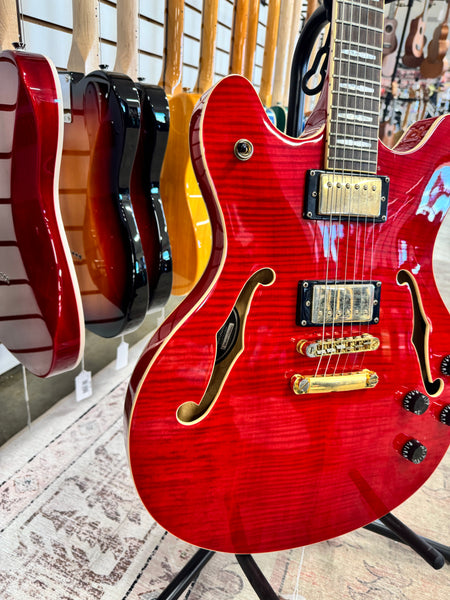 Peavey JF-1 Semi Hollow Electric Guitar - Red