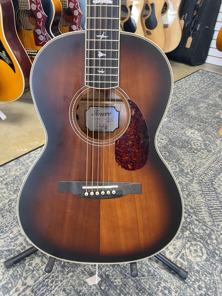 PRS SE P20E Tonare Parlor Acoustic Electric - Tobacco Sunburst
