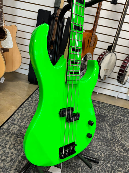 Dean Custom Zone 4-String Bass - Nuclear Green