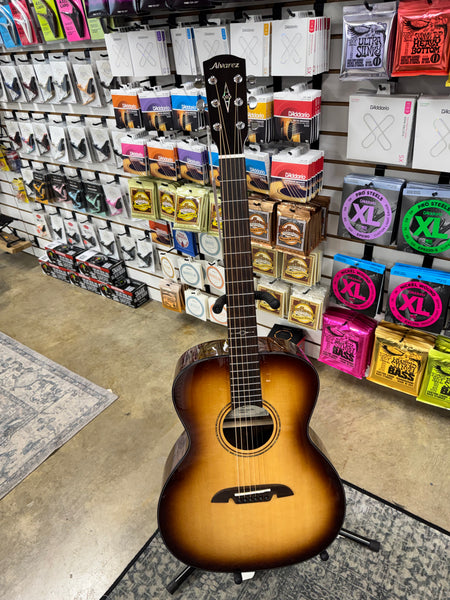 Alvarez AEF90 Ebony Artist Elite Folk Acoustic Guitar