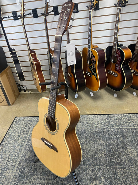 Alvarez AF60 Herringbone Acoustic Guitar - Natural