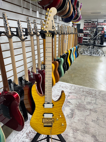 Charvel Pro-Mod DK24 HH FR - Dark Amber