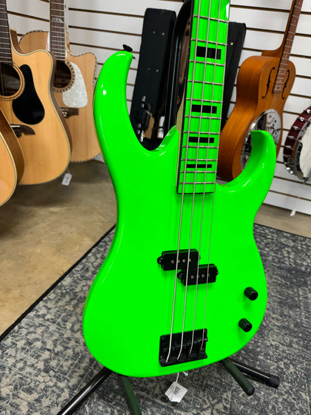 Dean Custom Zone 4-String Bass - Nuclear Green