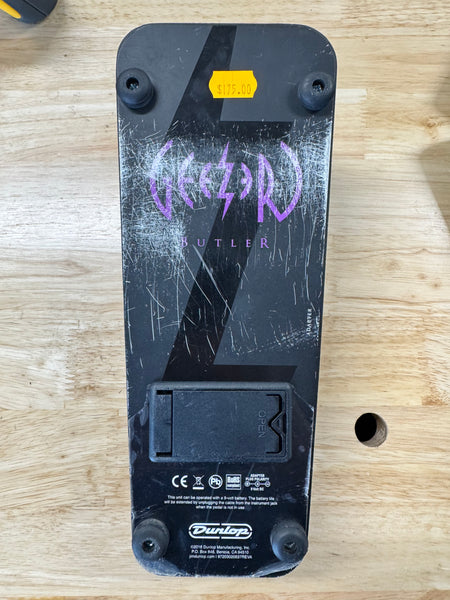 Dunlop GZR95 Geezer Butler Signature Cry Baby Bass Wah - Black - Used