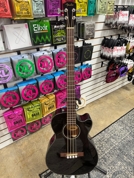 Fender CB-60SCE Acoustic-Electric Bass - Black