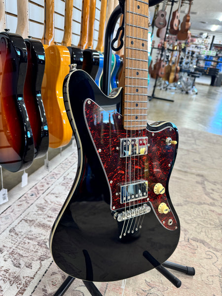 Jet JJ-350BK Offset Electric Guitar - Black