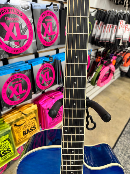 Washburn Festival EA15 - Flame Transparent Blue