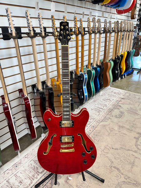 Peavey JF-1 Semi Hollow Electric Guitar - Red