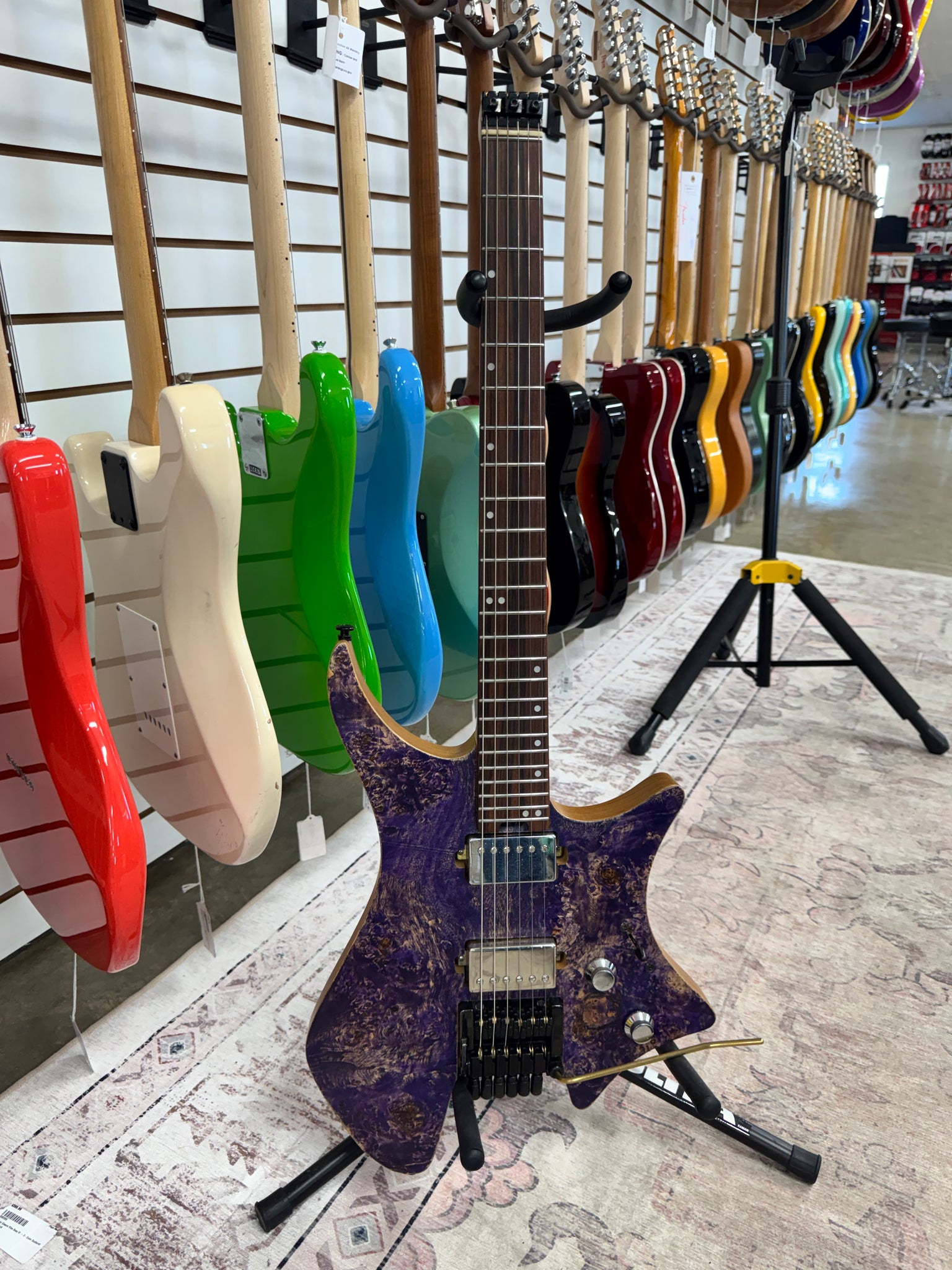 EART Headless Electric Guitar - Purple