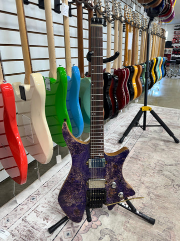 EART Headless Electric Guitar - Purple